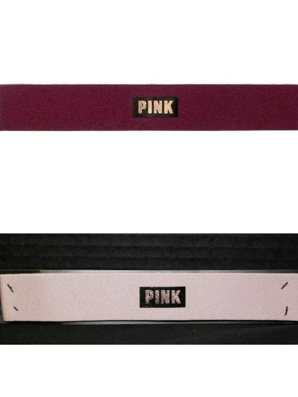 PINK Victoria's Secret Elastic Headband Duo -